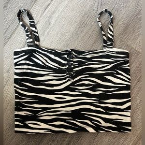 Zebra Brandy Melville Tank